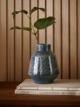 John Lewis Alis Vase, H18cm, Reactive Blue