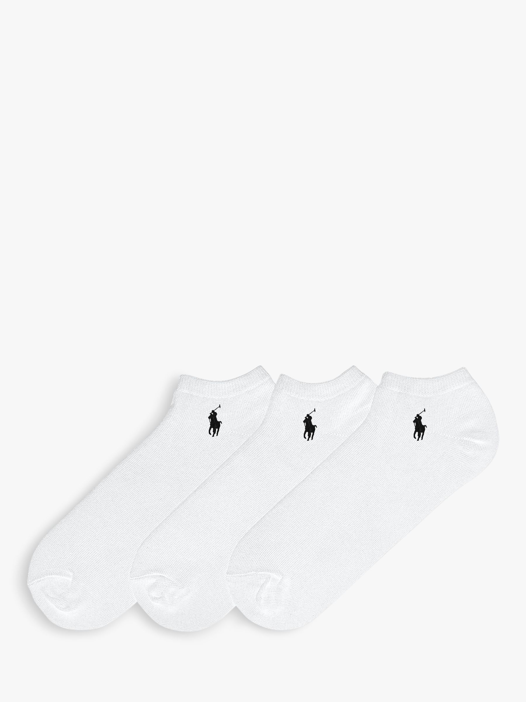 Polo Ralph Lauren Trainer Socks, One Size, Pack of 3