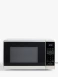 John Lewis JLSMWO08 Microwave, Silver