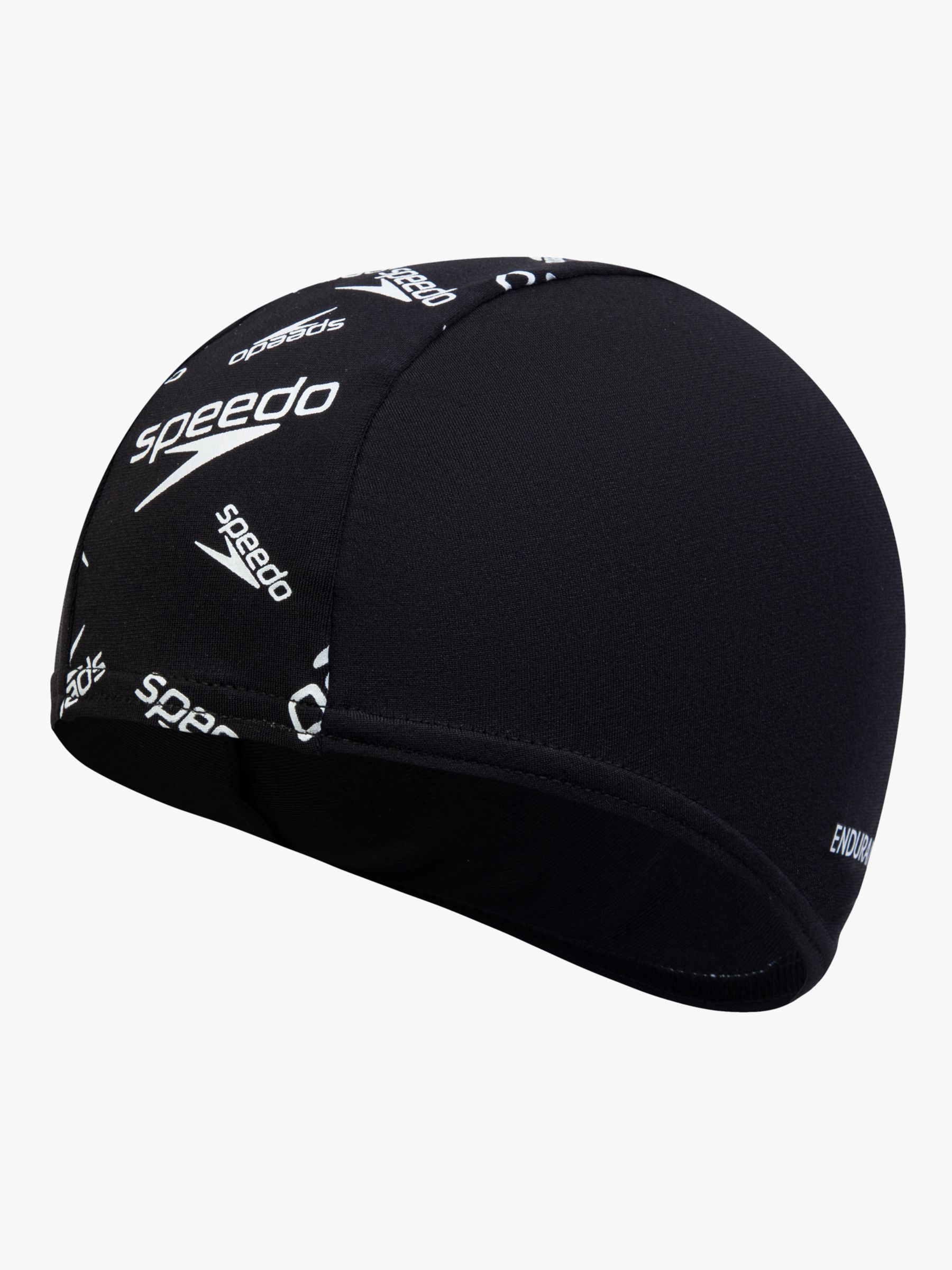 Speedo Boomstar Endurance+ Swimming Cap, Black/White