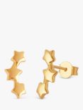 Dinny Hall Bijou Star Stud Earrings, Gold
