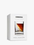 Corkcicle Whiskey Wedge Glass & Silicone Ice Cube, 255ml, Clear/Black