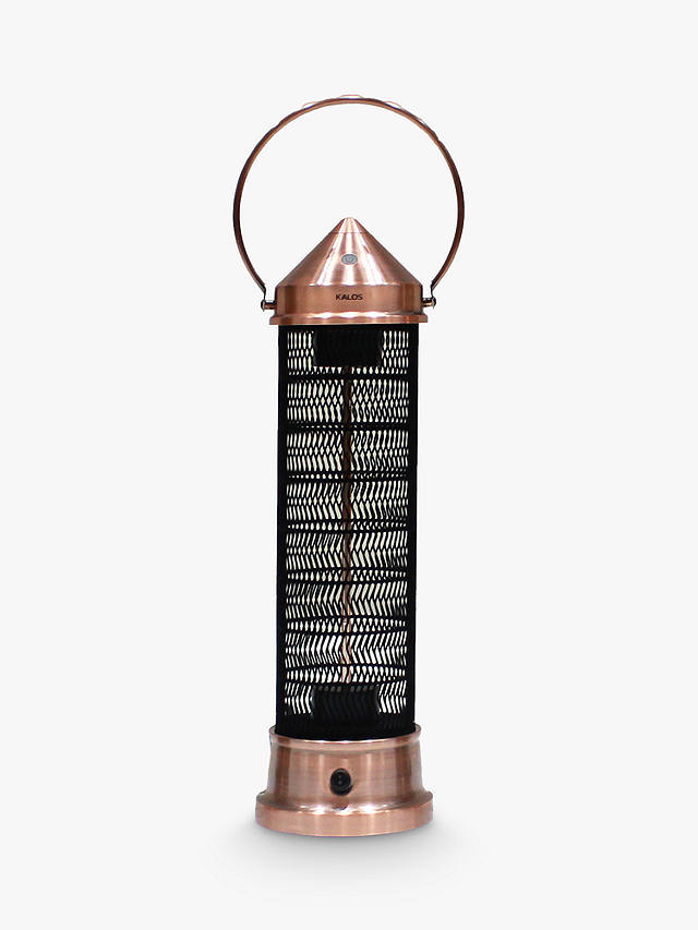 KETTLER Kalos Copper Lantern Electric Patio Heater, Medium