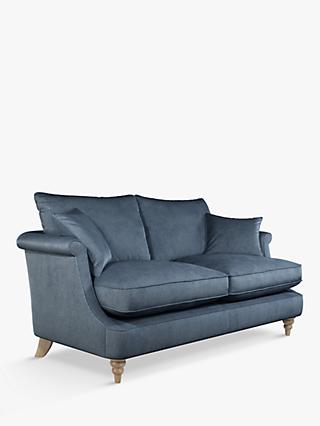 Cosy Range, John Lewis & Partners Cosy Large 3 Seater Sofa, Light Leg, Titan Blue