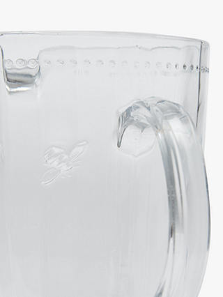 Joules Bee Glass Jug, Clear