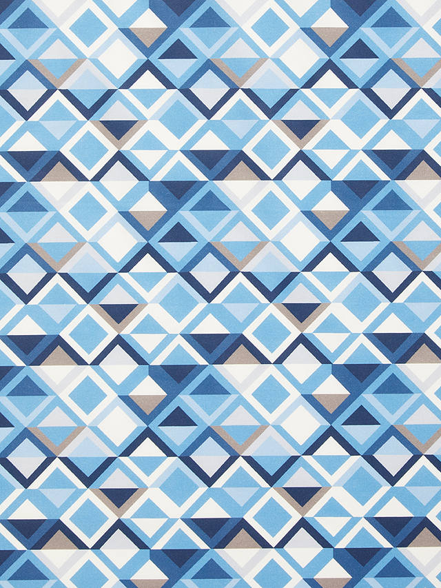 Harlequin Boka Azure Linen Fabric, Blue