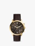 Fossil Men's Neutra Chronograph Date Leather Strap Watch