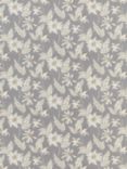 Harlequin Ananda Floral Print Fabric, Grey