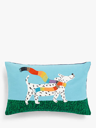John Lewis ANYDAY Proud Dog Cushion, Multi