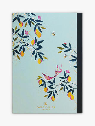 Sara Miller A5 Flower & Lemon Notebook Set