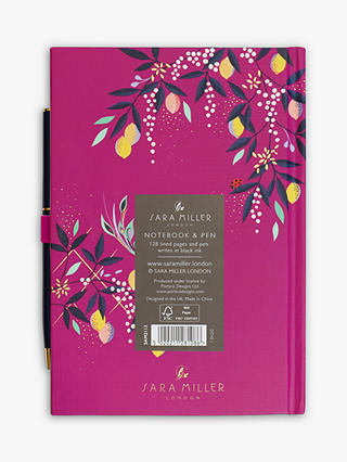 Sara Miller B6 Birds & Foliage Notebook & Pen
