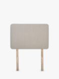 John Lewis Sonning Upholstered Headboard, Single, Cotton Effect Beige