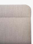 John Lewis Theale Upholstered Headboard, Double, Cotton Effect Beige