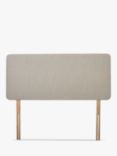 John Lewis Sonning Upholstered Headboard, Double, Cotton Effect Beige