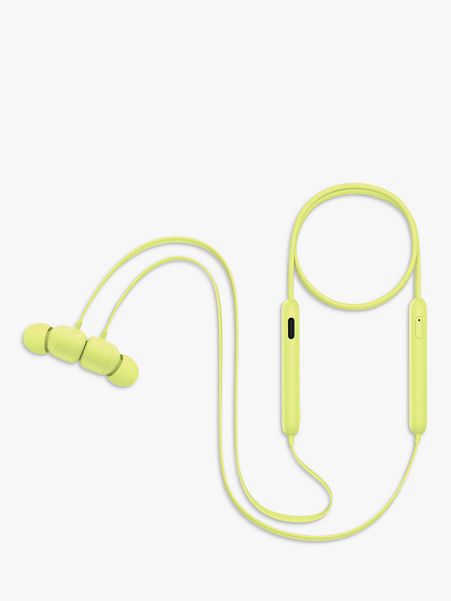 Beats Flex Wireless Bluetooth In-Ear Headphones with Mic/Remote, Yuzu Yellow