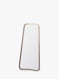Kurva Curved Metal Corners Leaner Mirror, 123 x 56.5cm