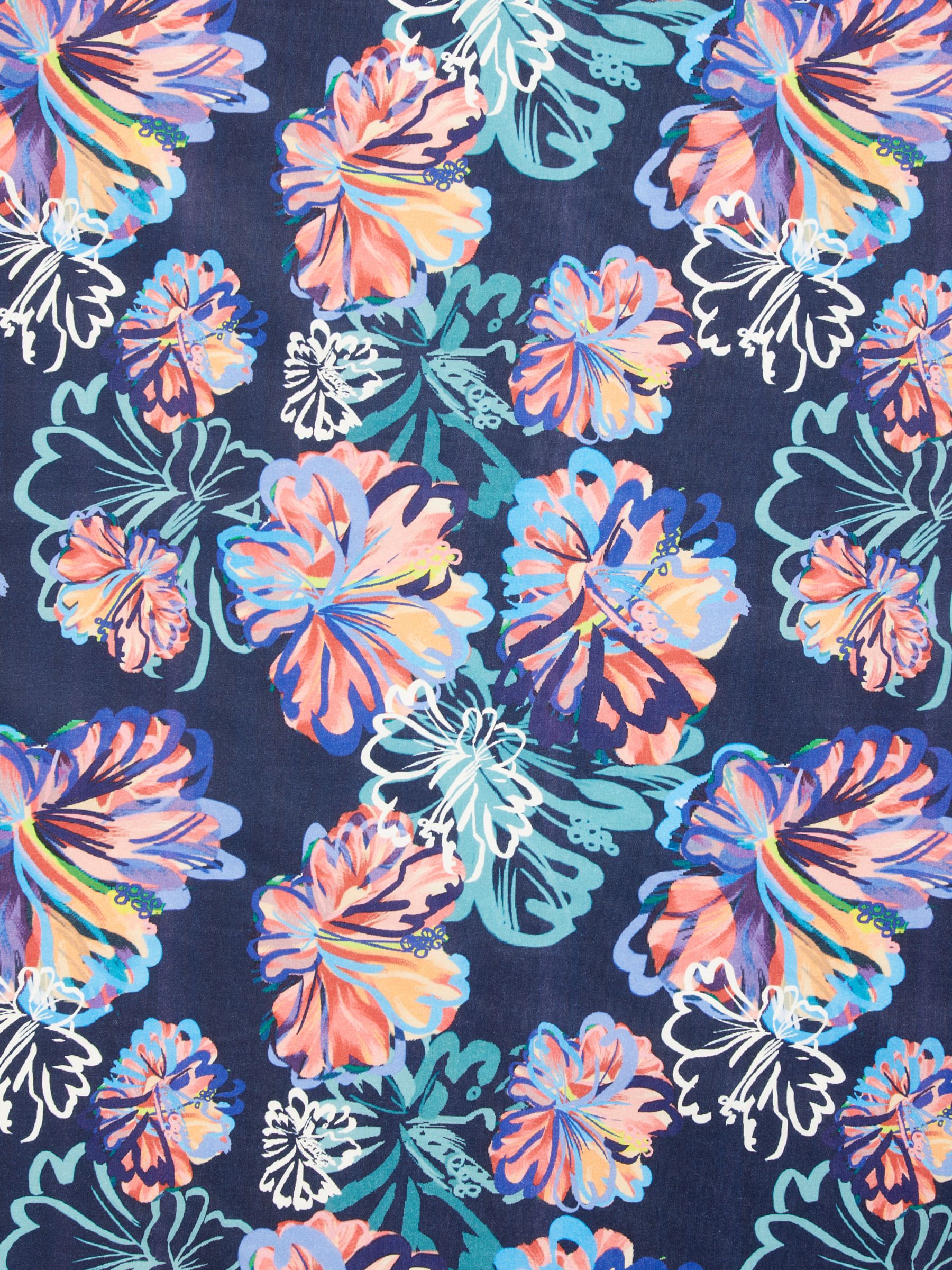 John Lewis & Partners Margot Floral Print Fabric, Blue