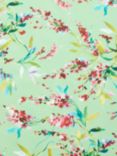 John Lewis & Partners Wisteria Flowers Print Fabric, Green