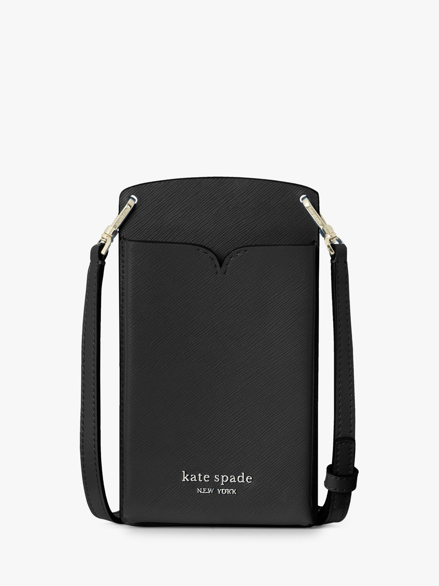 kate spade new york Spencer Slim Leather Phone Cross Body Bag, Black