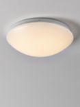 John Lewis Saint LED Flush Bathroom Ceiling Light, White