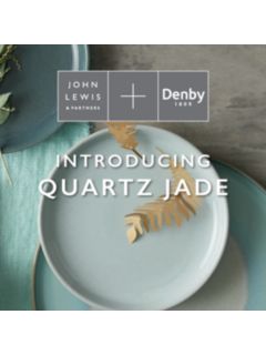Denby Quartz Jade Stoneware Mugs, Set of 2, 350ml, Green