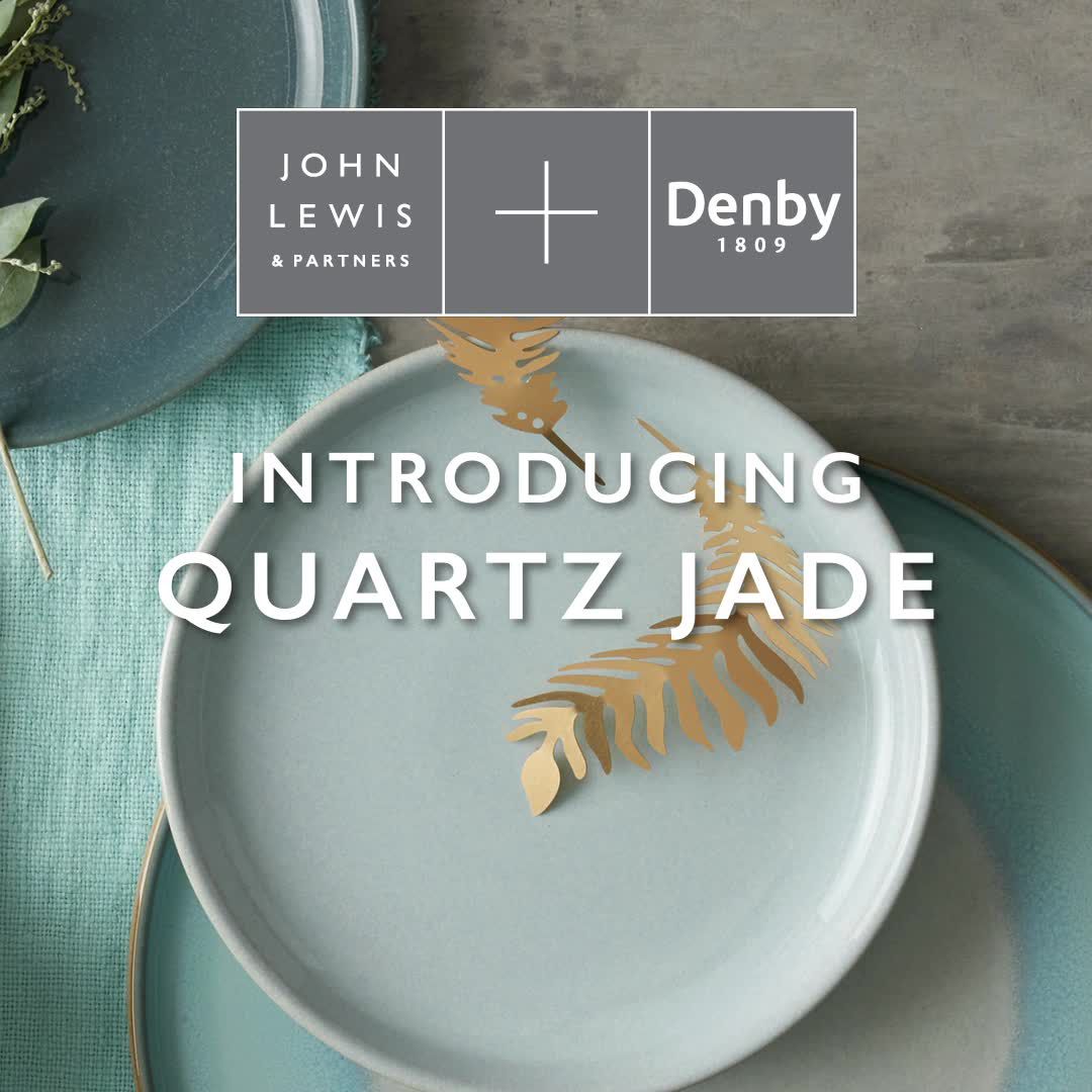 Denby Quartz Jade Pasta Bowls, Set of 4, 22cm, Green
