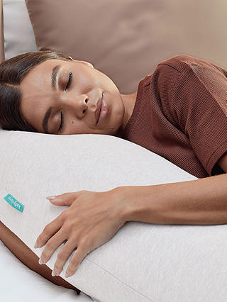 Kally Sleep Full Length Body Support Pillow, Pure White