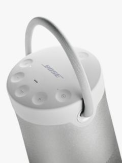 Bose SoundLink Revolve+ II Water-resistant Portable Bluetooth Speaker with Built-in Speakerphone & Handle, Luxe Silver