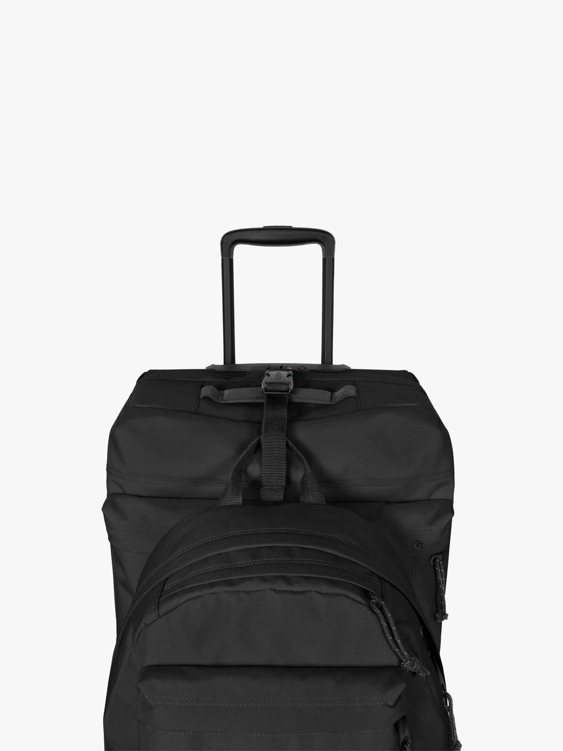 precedent Oom of meneer consultant Eastpak Double Tranverz 2-Wheel 67cm Medium Suitcase, Black