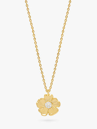 Estella Bartlett Cherry Blossom Chain Necklace, Gold/Silver