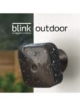 Blink Outdoor Wireless Battery Smart Security System with Four HD Cameras, Black