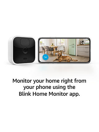 Blink Indoor Smart Security System with Four Wireless HD Cameras, White