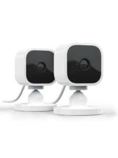 Blink Mini Indoor Plug-in Smart Security HD Camera, Pack of 2, White
