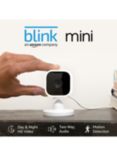 Blink Mini Indoor Plug-in Smart Security HD Camera