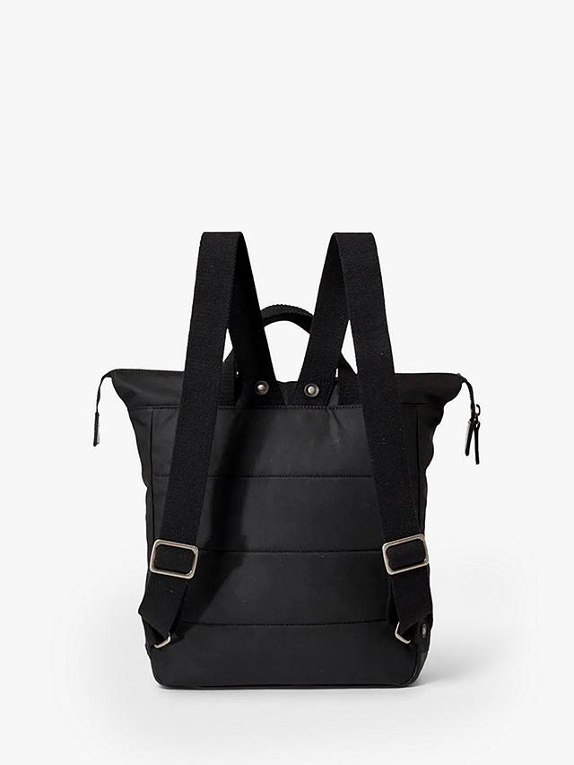 Ally Capellino Frances Waxed Cotton Backpack, Black