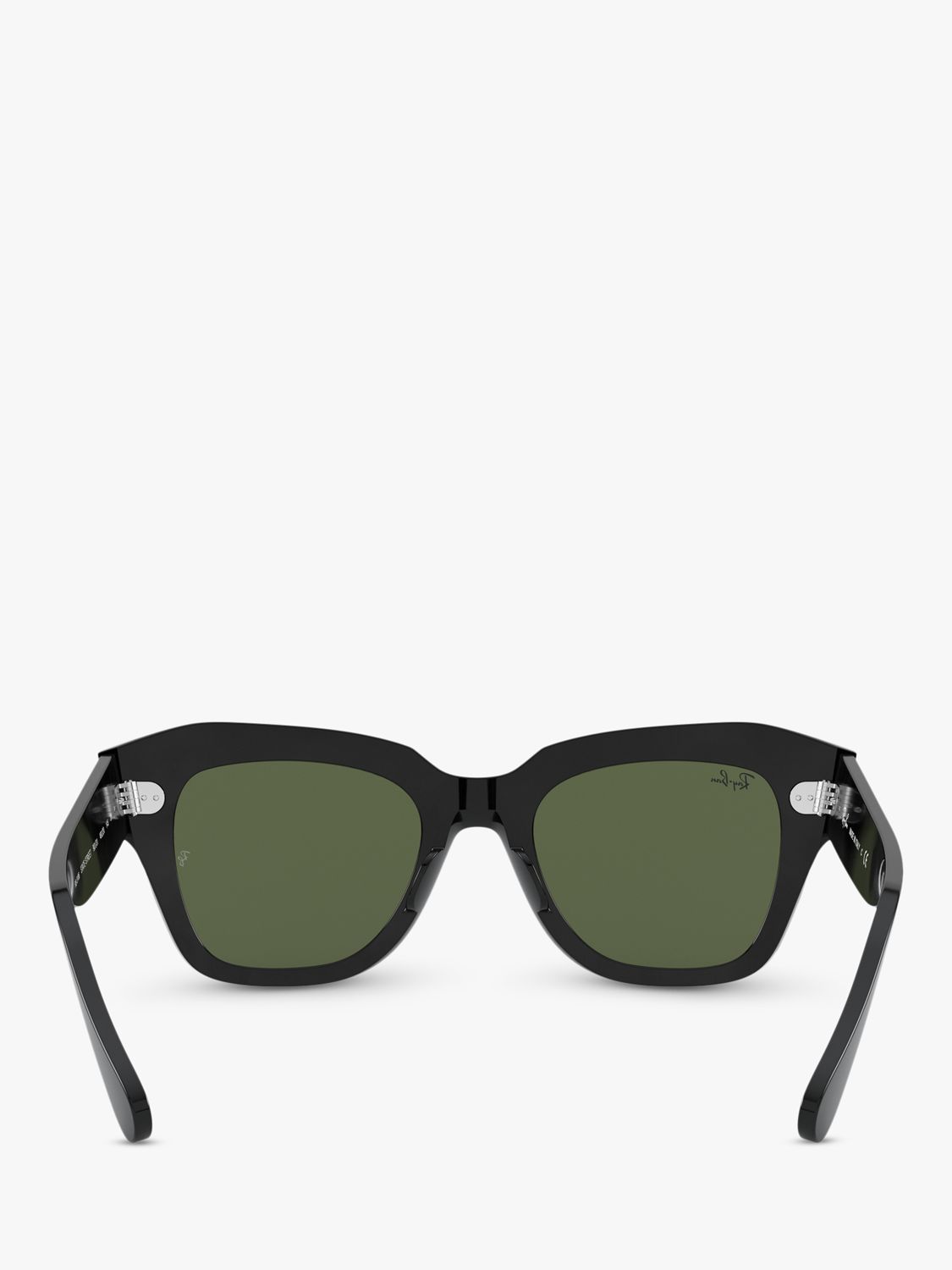 Ray-Ban RB2186 Unisex Square Sunglasses, Black
