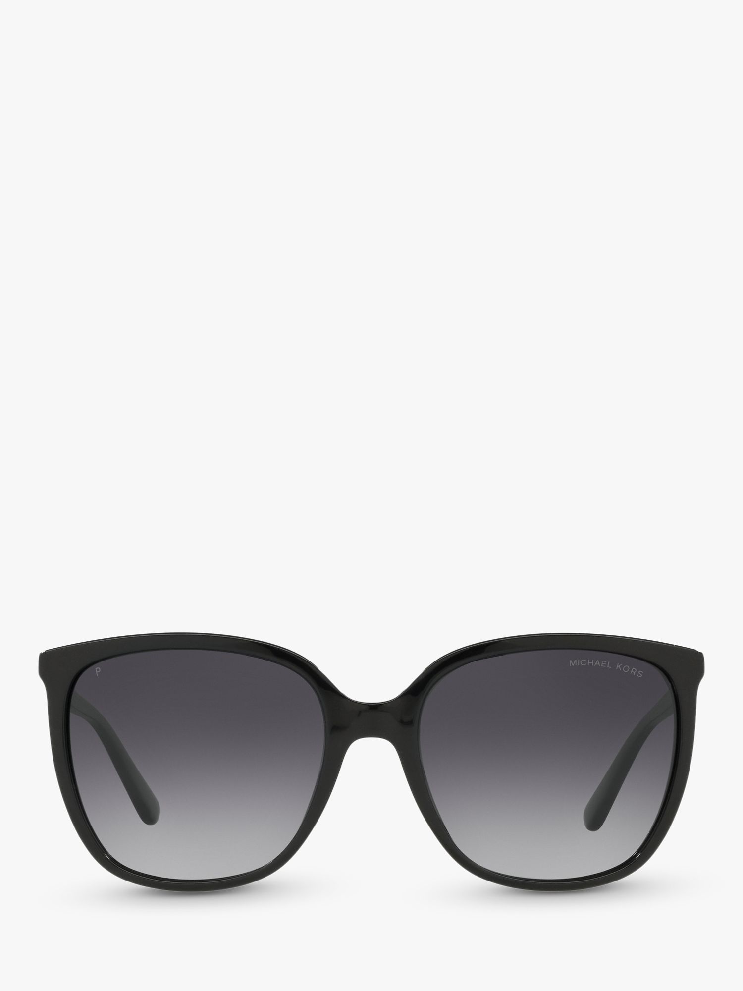 Michael Kors Mk2137u Women S Anaheim Polarised Square Sunglasses Black