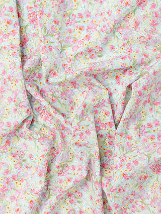 Oddies Textiles Painted Flower Garden Print Fabric, Multi