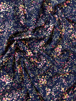 Oddies Textiles Pretty Ditsy Flowers Print Fabric, Navy