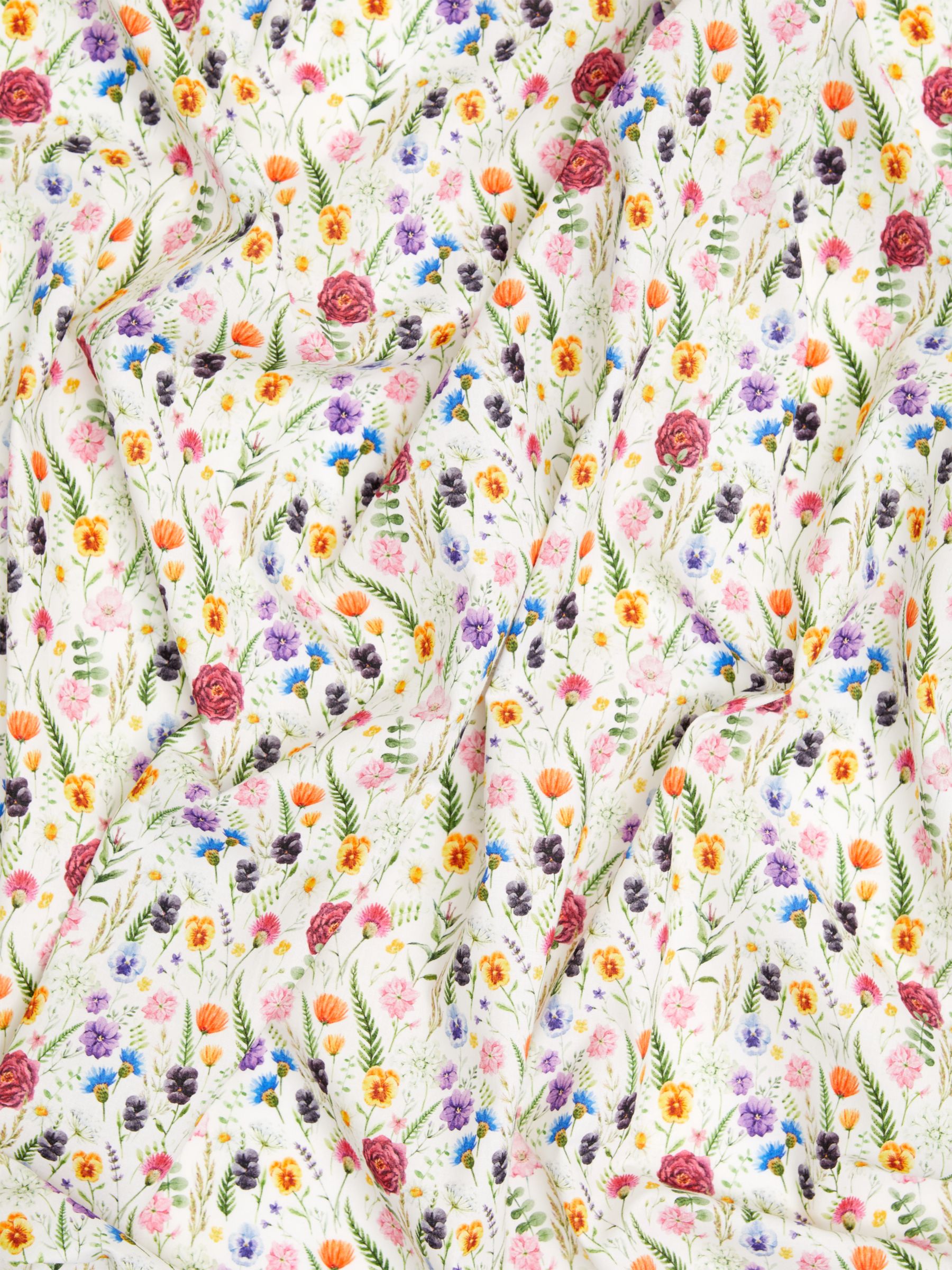 Oddies Textiles Wild Stems Print Fabric, Multi