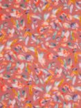 Oddies Textiles Abstract Flowers Fabric, Blush/Multi