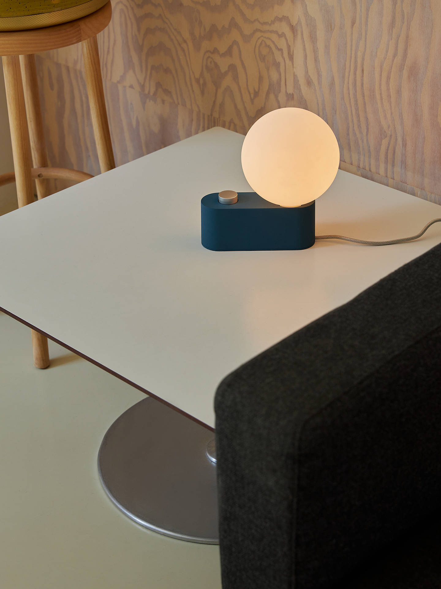 Tala Alumina Table/Wall Lamp with Sphere IV ES LED Dim to Warm Globe