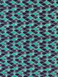 Visage Textiles Kyoto Waves Print Fabric, Navy