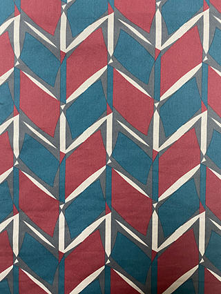 Marvic Fabrics Geometric Stripe Print Fabric, Wine
