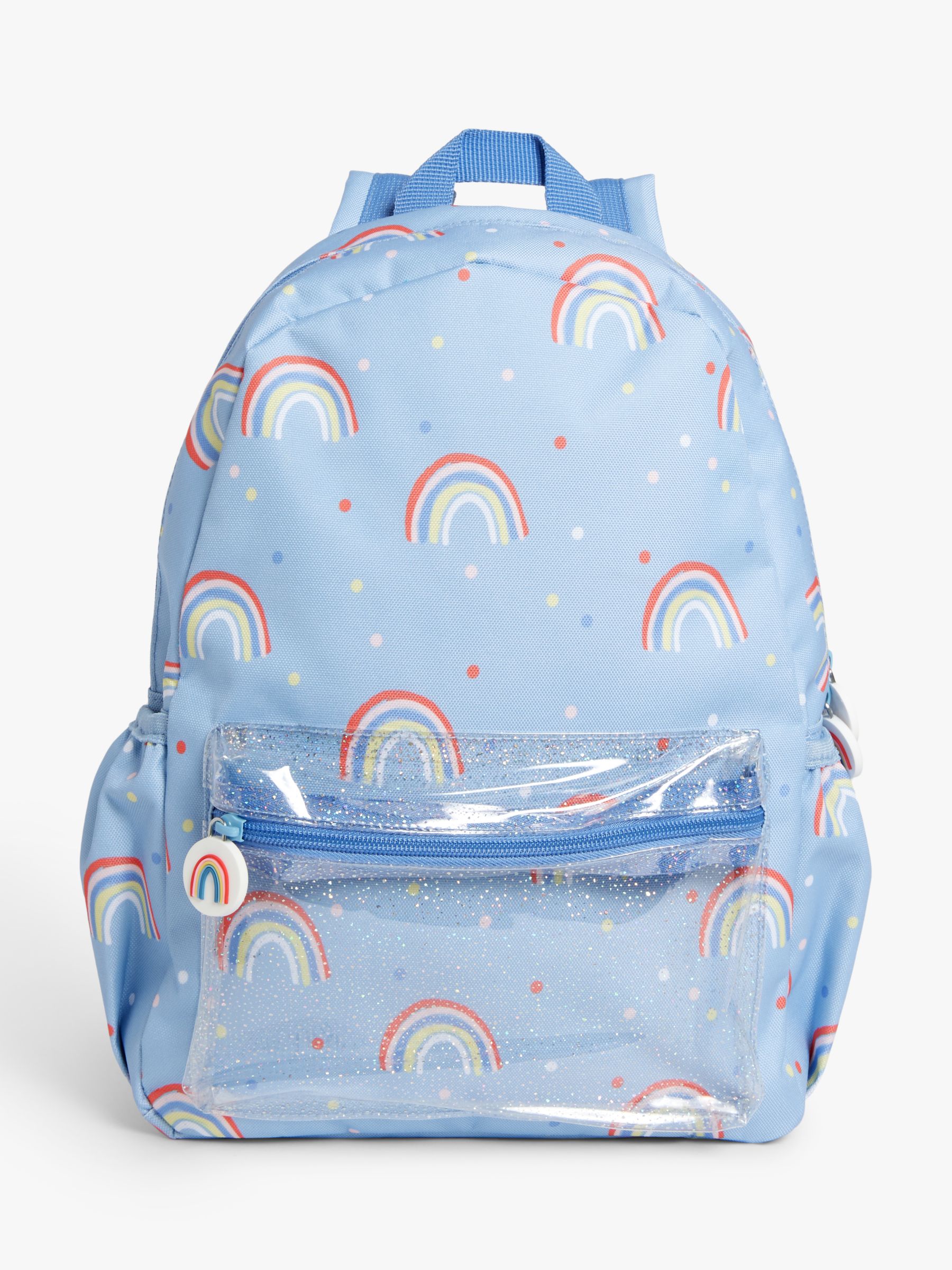 John Lewis Children's Rainbow Glitz Backpack, Multi