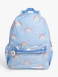 John Lewis & Partners Children's Rainbow Glitz Backpack, Multi