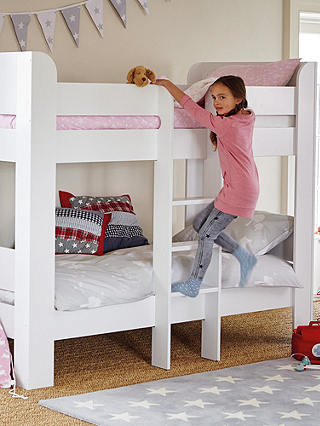 Paddington Bunk Bed Single White, Little Girl Toddler Bunk Beds