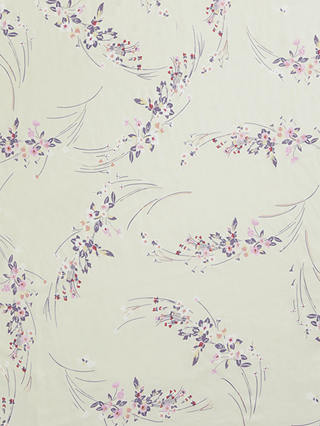 Spendlove Floral Print Fabric, White