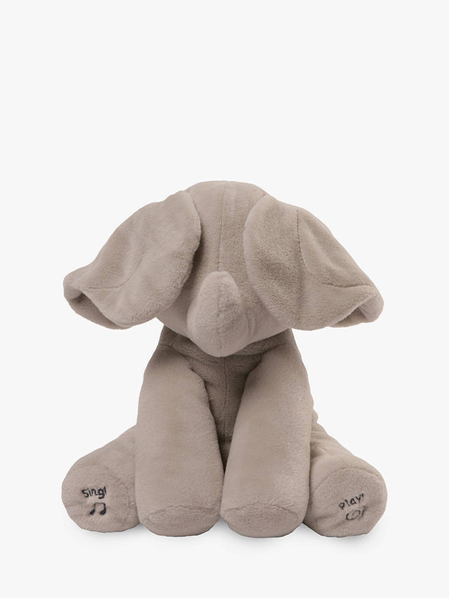 Plush Elephant Dog Doll Toy Play Baby Elephant Toy Ears Flaping Movements 