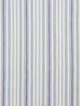 John Lewis Diderot Stripe Made to Measure Curtains or Roman Blind, French Blue